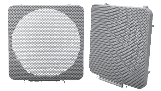  Radio box grille cover